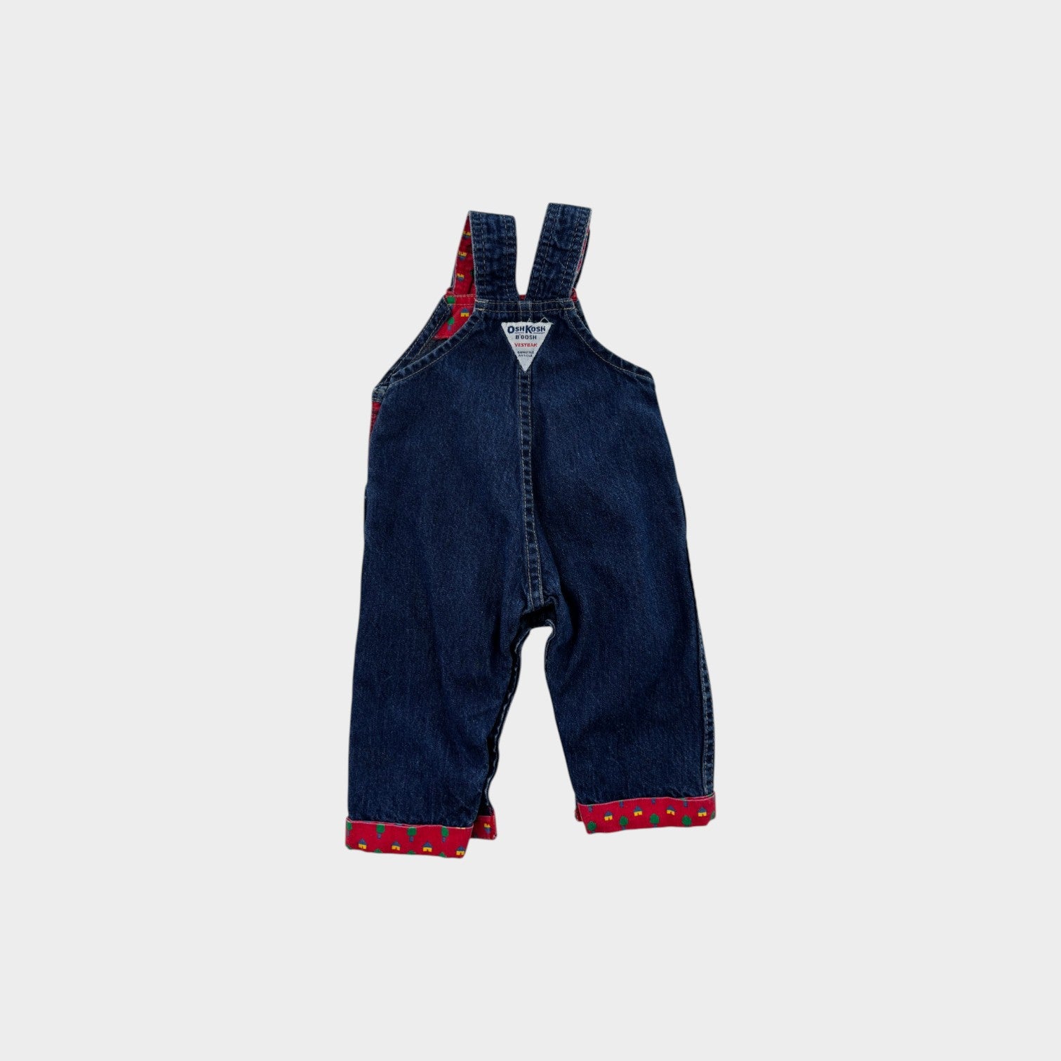 Vintage Oshkosh B'Gosh Denim Overalls, Size 00