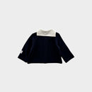 Petit Bateau Sailor Cardigan, Size 000