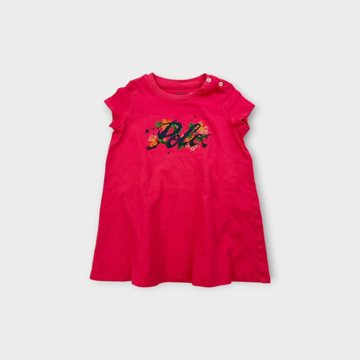Ralph Lauren Pink T-Shirt Dress, Size 0