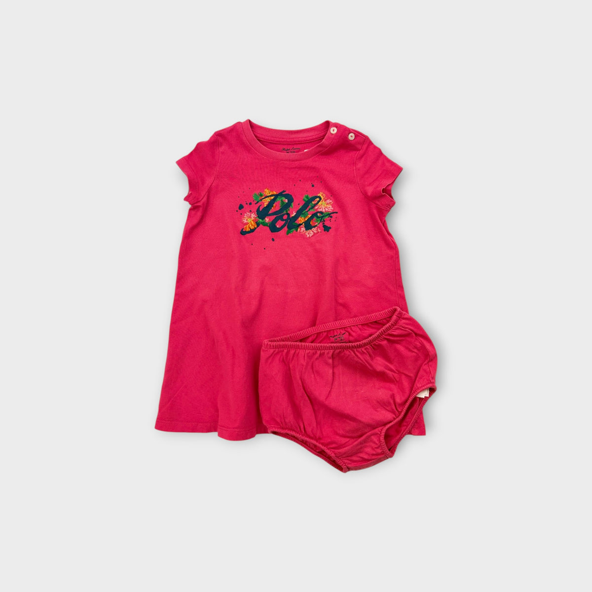 Ralph Lauren Pink T-Shirt Dress, Size 0