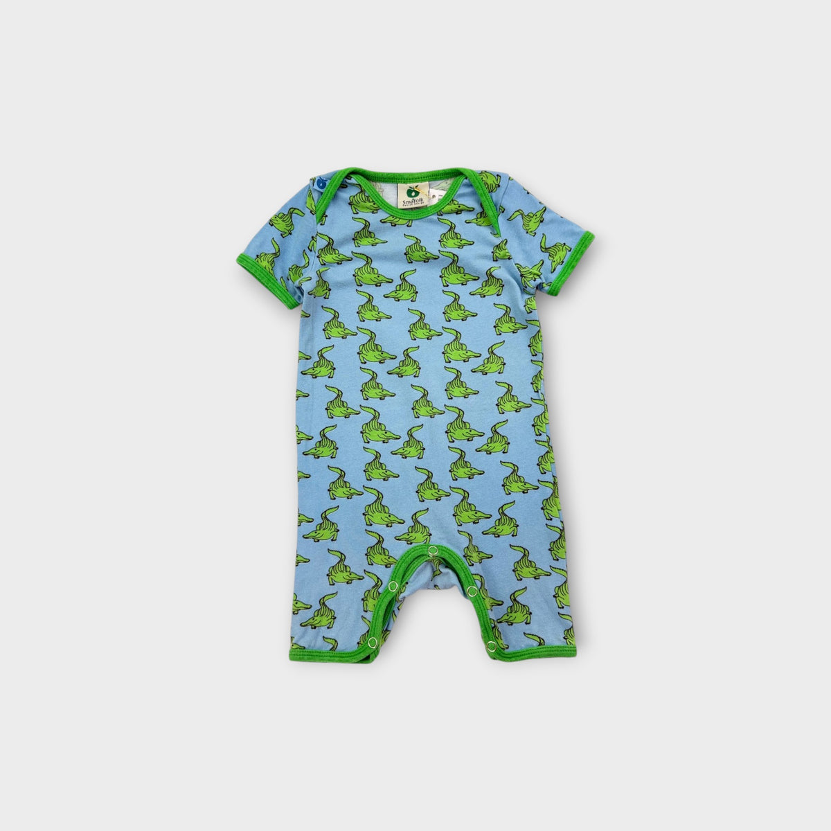 Smafolk Crocodile Romper, Size 00