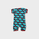 Duns Sweden Shark Romper, Size 000