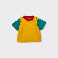 Retro Style Colour block T-Shirt, Size 00