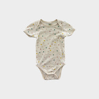 Nature Baby Flower Print Bodysuit, Size 00