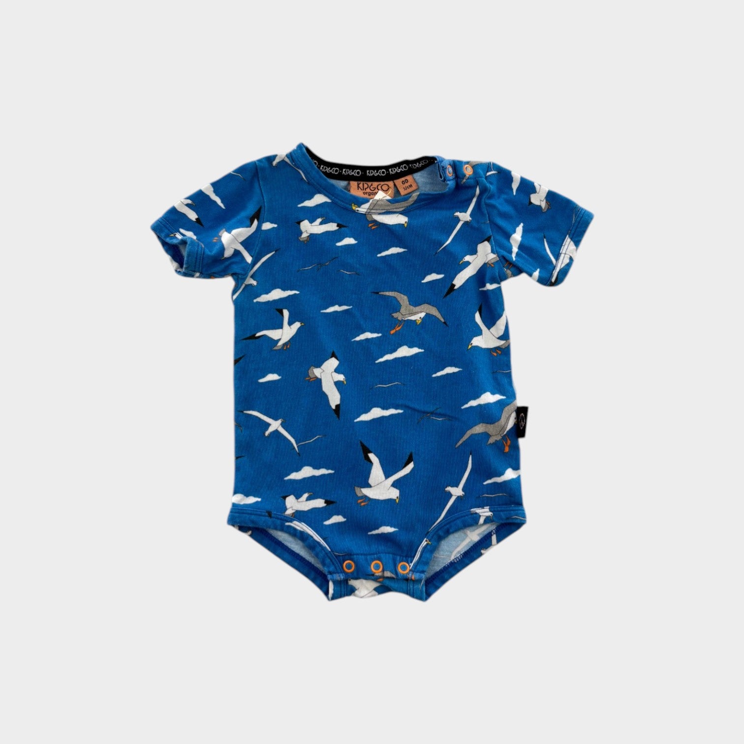 Kip & Co Seagull Bodysuit, Size 00