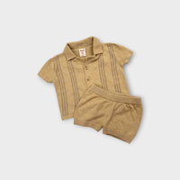 Seed Heritage Beige Knit Set, Size 00