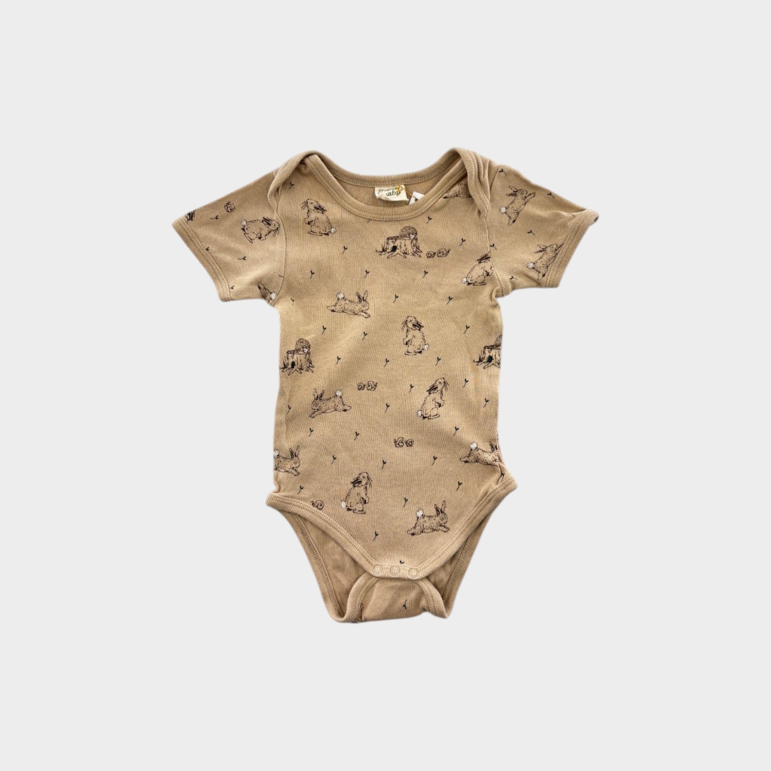 Nature Baby Bunny Bodysuit, Size 00