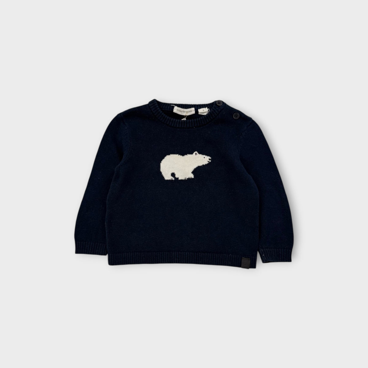 Country Road Polar Bear Knit Jumper, Size 0