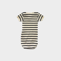 Petit Bateau Stripe Bodysuit, Size 00