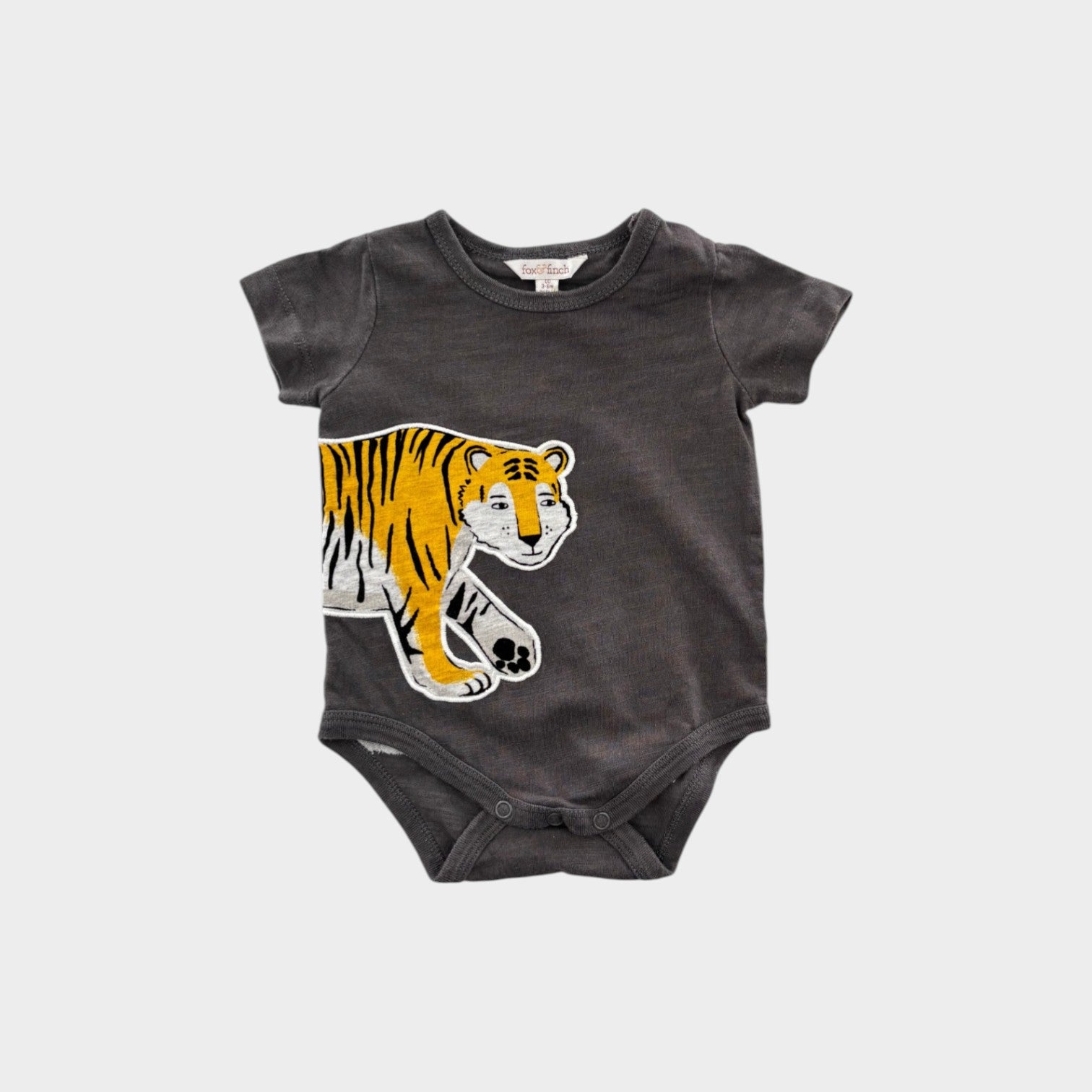 Fox & Finch Tiger Bodysuit, Size 00