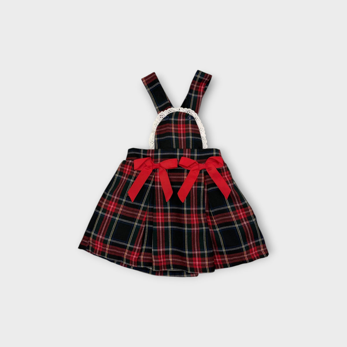 Tartan Pinafore Dress, Size 00