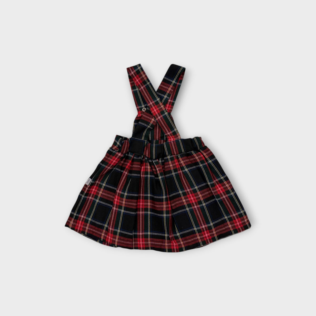 Tartan Pinafore Dress, Size 00