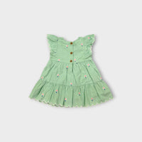 Jack & Milly Green Embroidered Dress, Size 00
