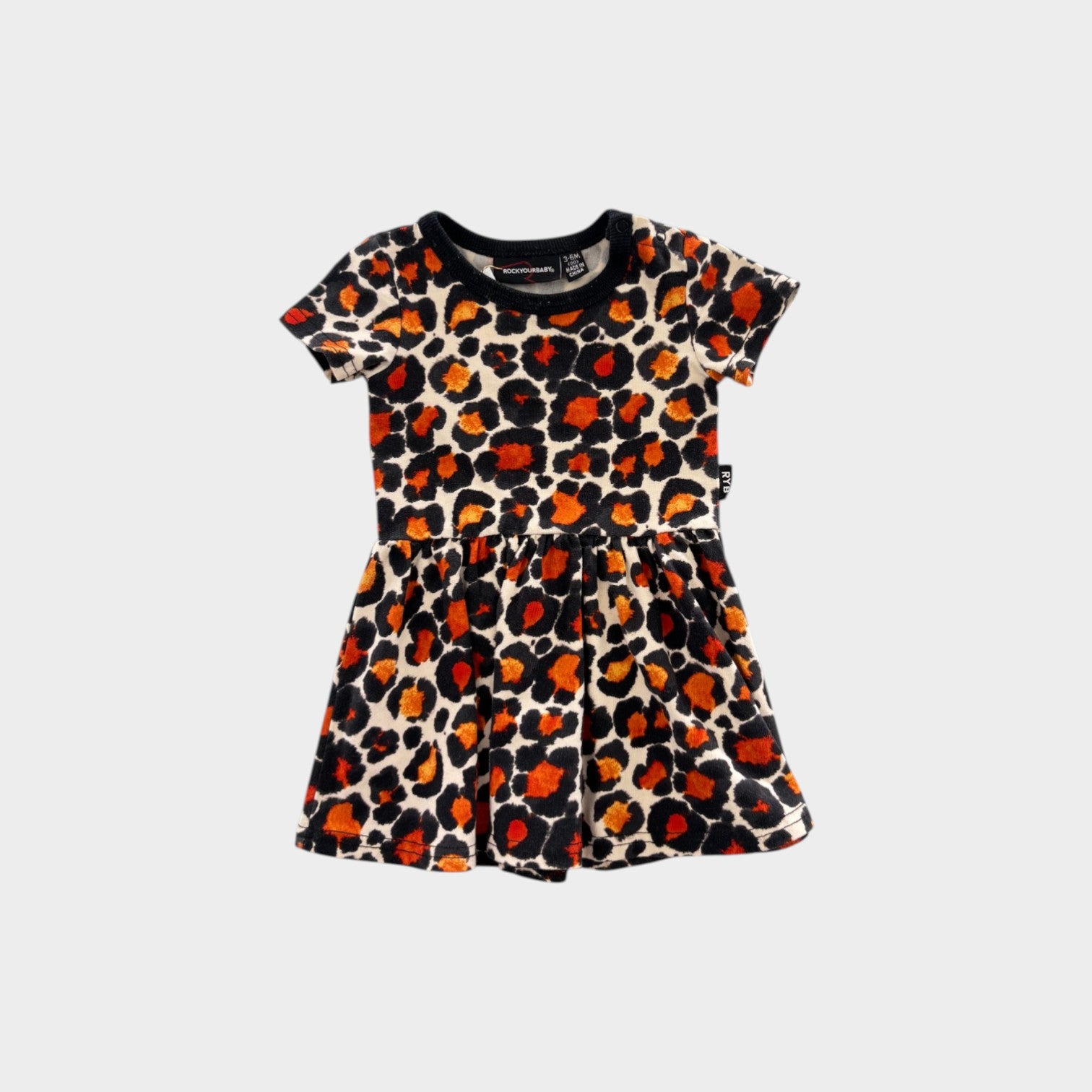 Rock Your Kid Leopard Dress, Size 00