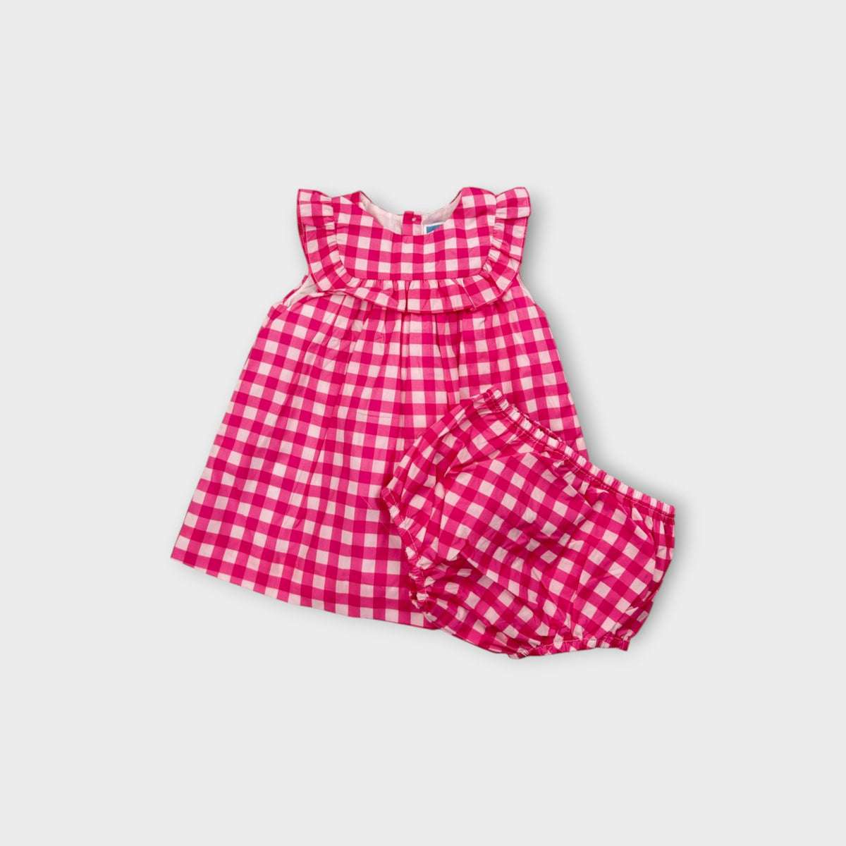 Jacadi Paris Pink Gingam Dress, Size 00
