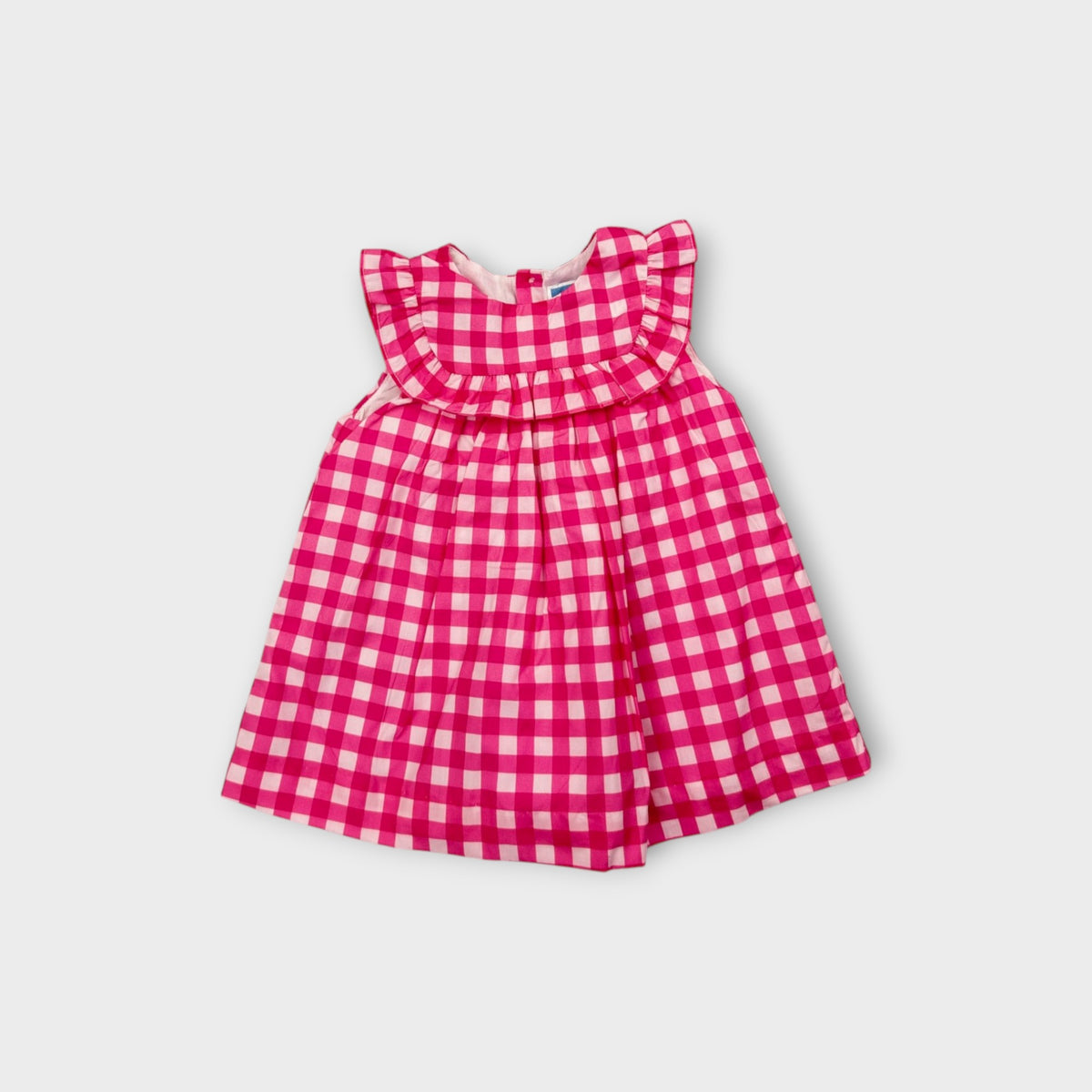 Jacadi Paris Pink Gingam Dress, Size 00