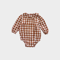 Miann & Co Gingham Romper, Size 00
