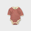 Nature Baby Stripe Knit Bodysuit, Size 000