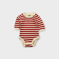 Nature Baby Stripe Knit Bodysuit, Size 000
