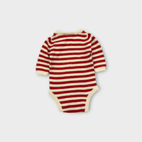 Nature Baby Stripe Knit Bodysuit, Size 000