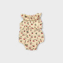 Nature Baby Strawberry Muslin Romper, Size 000