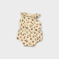 Nature Baby Strawberry Muslin Romper, Size 000