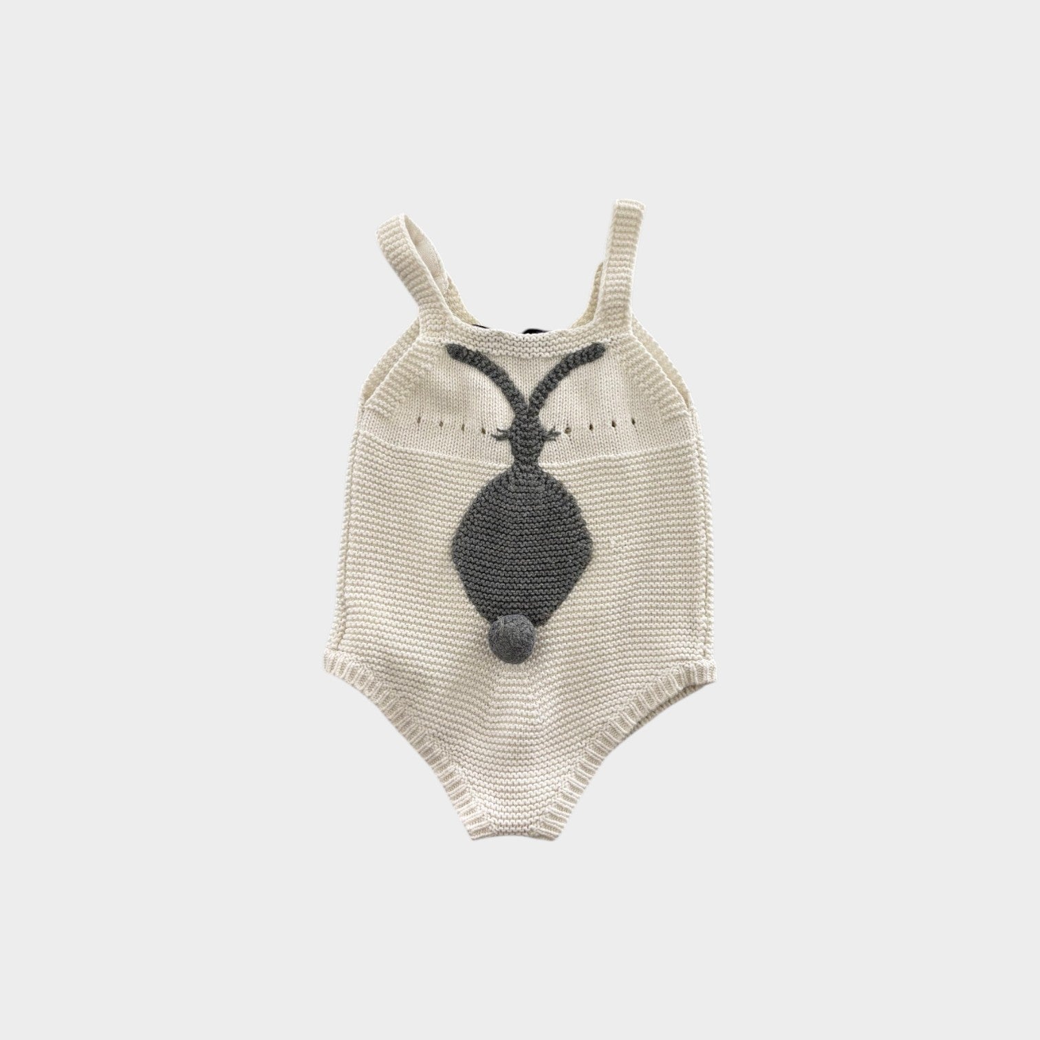 Stella McCartney Knit Bunny Romper, Size 00