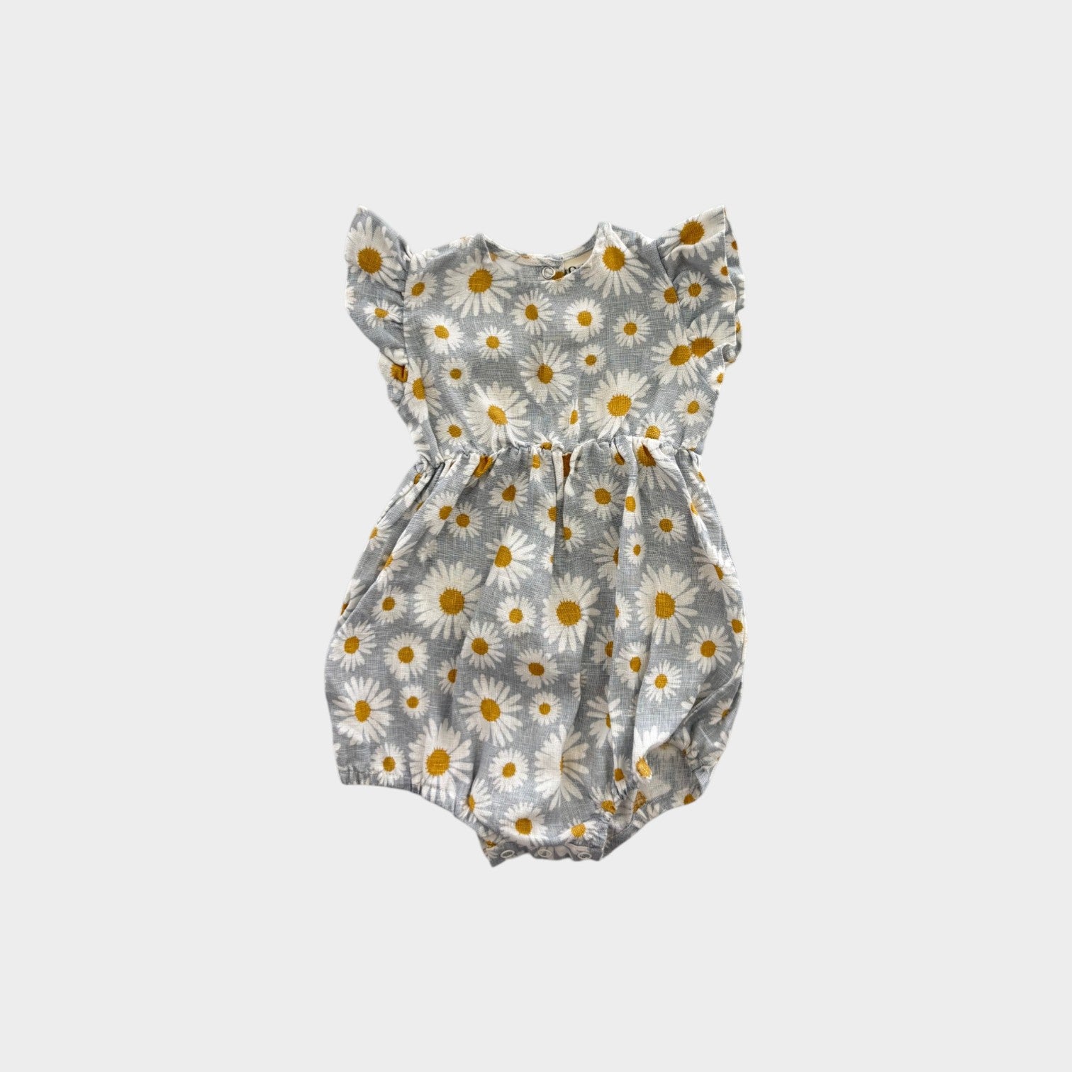 Goldie & Ace Daisy Linen Romper, Size 00