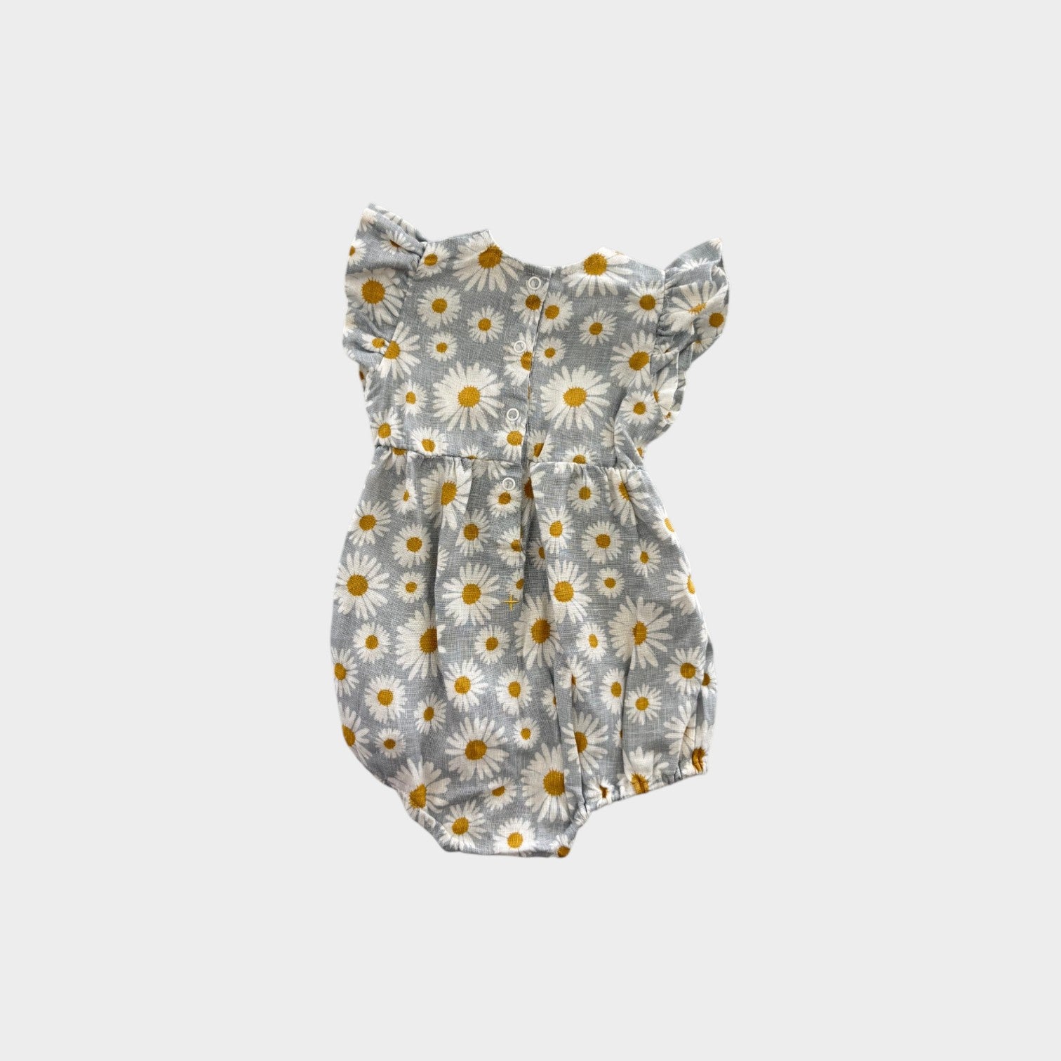 Goldie & Ace Daisy Linen Romper, Size 00
