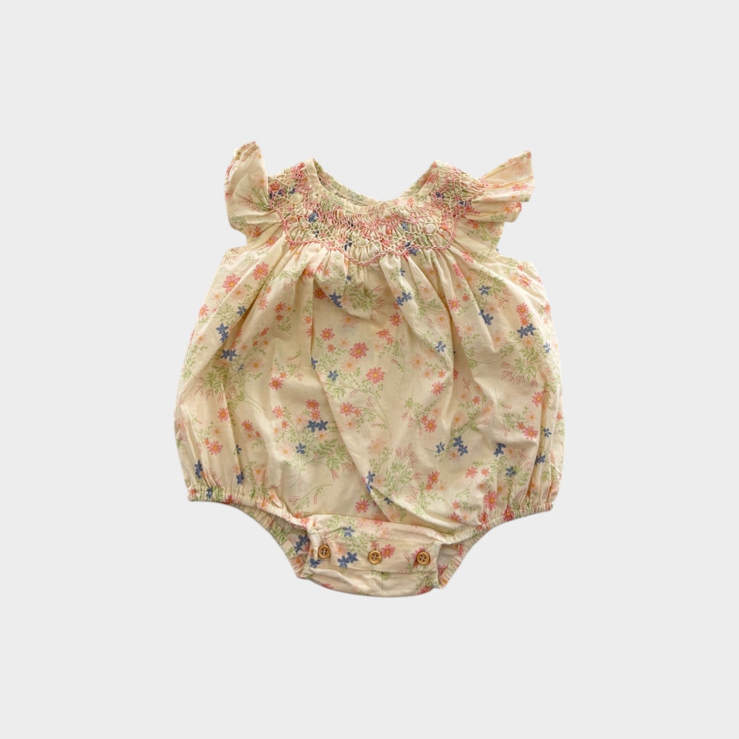 MaMer Floral Romper, Size 00