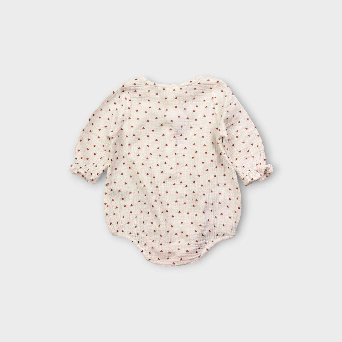 Seed Heritage Heart Muslin Romper, Size 000