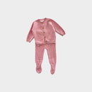 Purebaby Pink Knit Set, Size 00