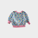 Goldie & Ace Blue Daisy Sweatsuit Set, Size 00