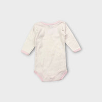Petit Bateau White Bodysuit, Size 000
