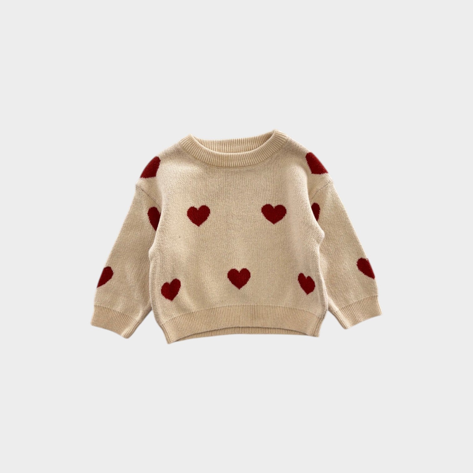 Quincy Mae Heart Knit Set, Size 00