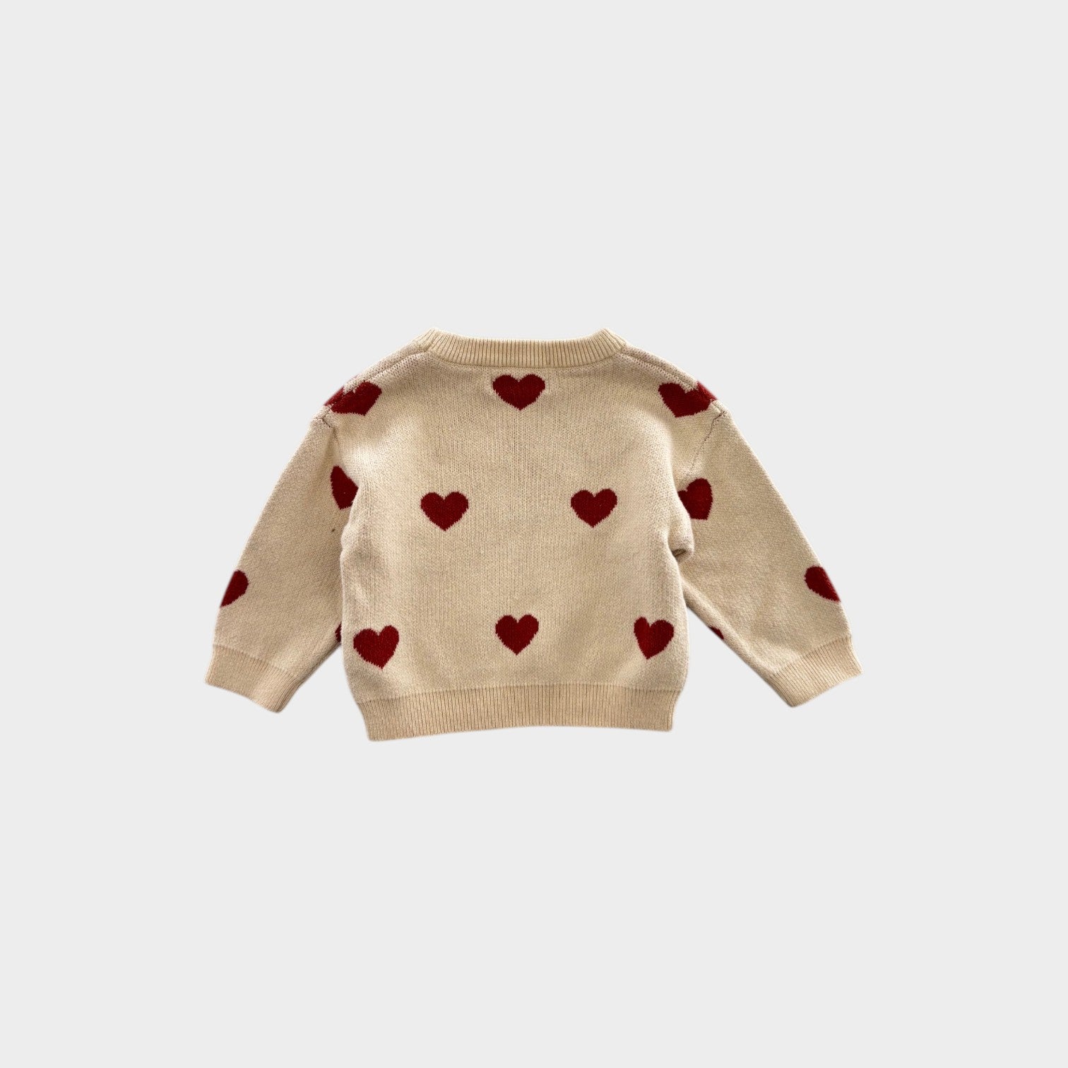 Quincy Mae Heart Knit Set, Size 00