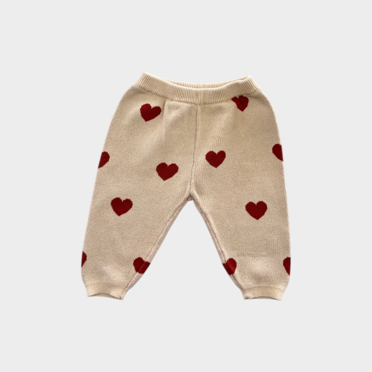 Quincy Mae Heart Knit Set, Size 00