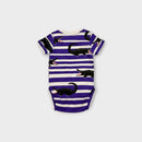 Mini Rodini Stripe Crocodile Bodysuit, Size 00