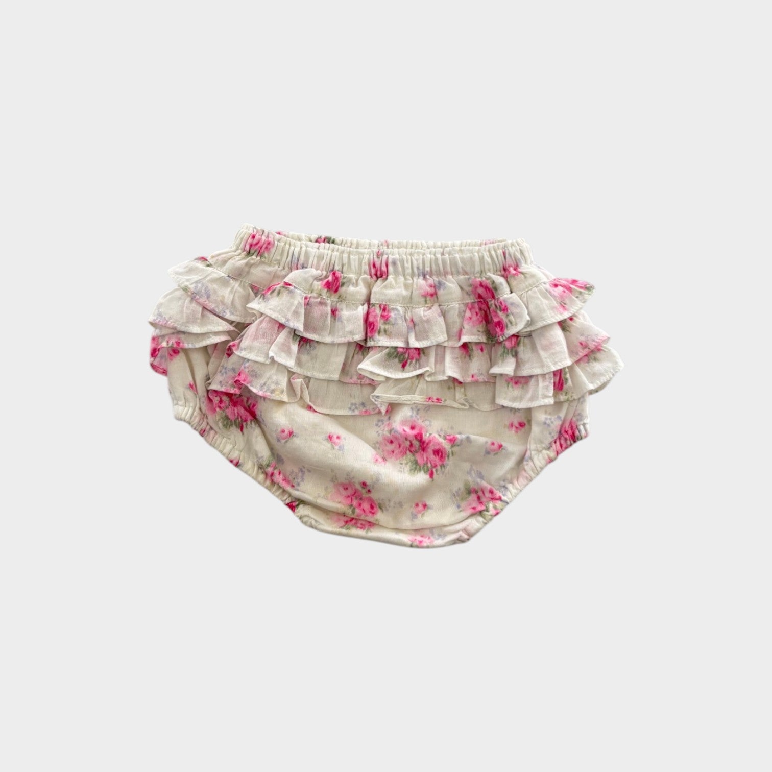 Frill Floral Bloomers, Size 00