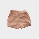 Petit Bateau Pink Muslin Shorts, Size 00