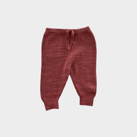 Mauve Knit Pants, Size 00