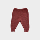 Mauve Knit Pants, Size 00