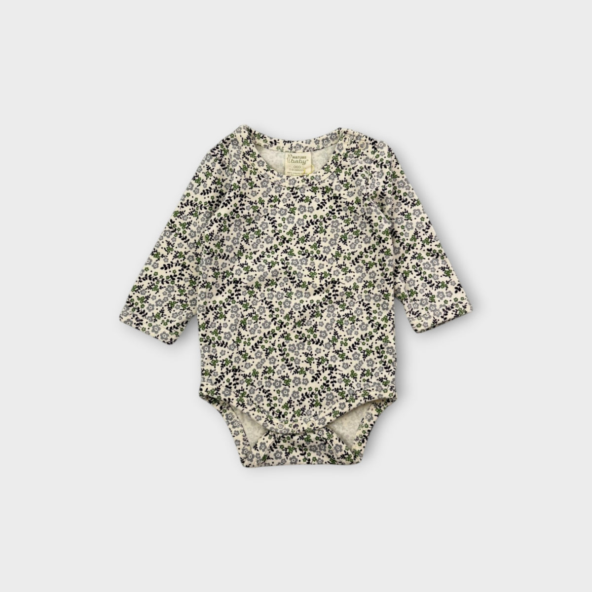 Nature Baby Floral Bodysuit, Size 000
