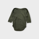 Nature Baby Green Pointelle Bodysuit, Size 00