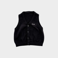 IKKS Black Knit Vest, Size 00