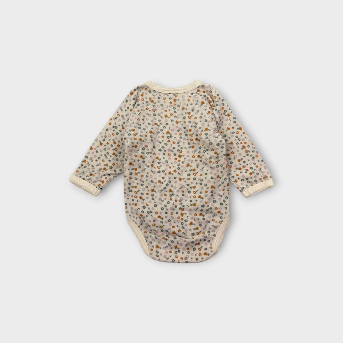 Nature Baby Flower Wrap Bodysuit, Size 000
