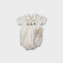 House of Hatten Smocked Romper, Size 00