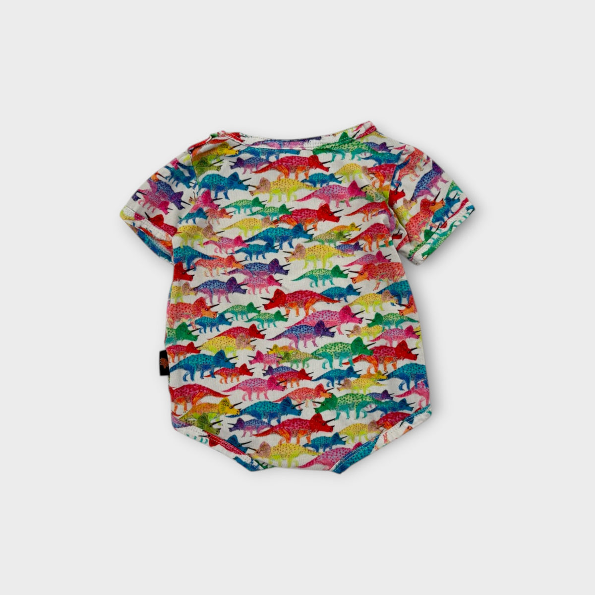 Kip & Co Rainbow Dino Bodysuit, Size 0