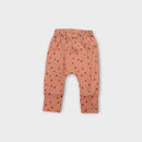Nature Baby Orange Print Leggings, Size 000