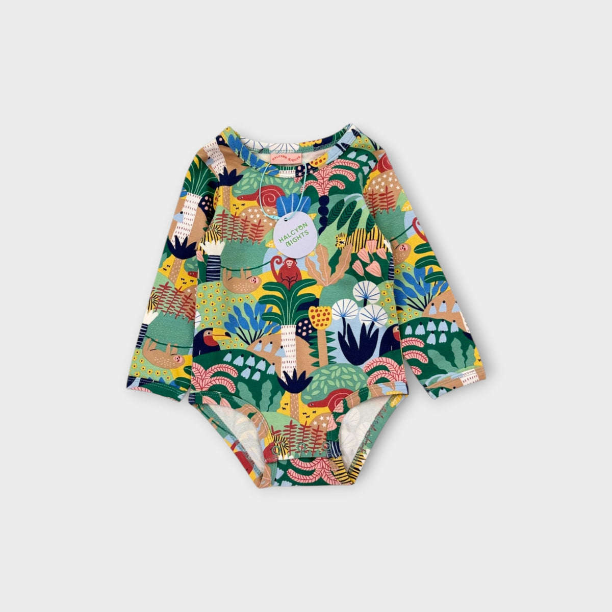 Halcyon Nights Jungle Bodysuit, Size 0